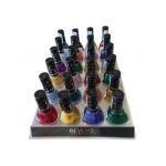 Set 24 bucati lac de unghii Icon Glitter, Revers Engros