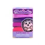 Set 5 elastice pentru par Martinelia 3011w, mov Engros