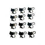 Set En-gros 12 Brose Martisor marime mica, 3.5cm, Pisicuta Alintata
