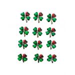 Set En-gros 12 Brose Martisor marime mica, 3.5cm, Trifoi Norocos