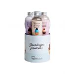 Set gel dus, lotiune corp, spuma baie Gourmand's Favourites Tin Box, IDC Institute 42523, 600 ml Engros