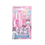 Set lac de unghii si stickere decorative Yummy, Martinelia 12241, 4 ml Engros