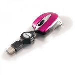 Mouse Go Mini Optical Travel Mouse - Hot Pink