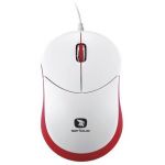 Mouse mini Seria Rainbow 680, 1000dpi, alb / rosu