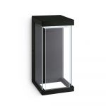Aplica exterior Philips Kyrie, 12 W, aluminiu, negru, IP44