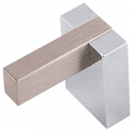 Buton FA 26169, aluminiu, 47 x 30 mm, crom