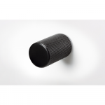 Buton Graf, aluminiu, negru, diametru 17.5 mm