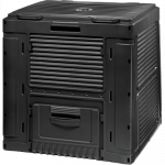 Compostor Keter E-Composter, plastic, 470 l, 79 x 79 x 79 cm, negru