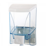 Dozator sapun lichid Sanitec ERT-SN 6026, plastic, alb/transparent, 1 l