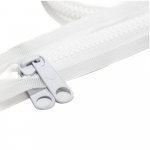 Fermoar pentru termolipire, alb, 3 m