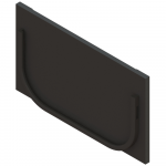 Piesa capat pentru rigola Standart Spark, PP, 120 x 70 x 10 mm
