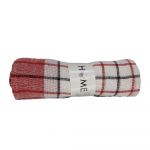 Set 5 prosoape bucatarie, rosu/verde/alb carouri, 45 x 70 cm