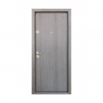 Usa metalica intrare Arta Door 101,  cu fete din MDF laminat, deschidere dreapta, culoare gri, 880 x 2010 mm