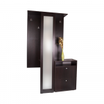 Cuier din pal melaminat pentru hol, wenge magia, 164 x 203 x 57 cm