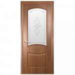 Usa interior celulara New Style Intera Donna, reversibila, MDF, artar auriu, toc fix, 200 x 60 x 3.4 cm
