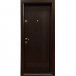 Usa metalica intrare Arta Door 333, cu fete din MDF laminat, deschidere dreapta, culoare wenge, 880 x 2010 mm
