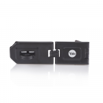 Zavor pentru lacat Yale, 160 mm, negru