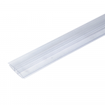 Profil H policarbonat transparent, ignifug, grosime 10 mm, L= 6 m