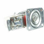 Rola pivotanta cu placa si frana, poliamida, 100 x 38 mm, 180 kg