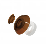 Saiba PVC, bronz, 30 mm, 20 buc