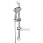 Set dus Ferro Emo N140B, bara metalica, para 5 functii, crom, lungime furtun 1.5 m