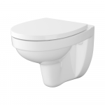 Set WC Cersanit Cersania Simpleon Iris, ceramica, alb, evacuare laterala, max. 6 l, 52.5 x 36 x 37.5 cm