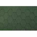 Sindrila bituminoasa forma hexagonala, verde, 2.61 mp