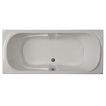 Cada baie dreptunghiulara Fibrex Favorit, acril, alb, 1800 x 800 x 400 mm