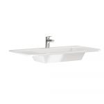 Lavoar montaj baza Savini Due Geos, compozit, alb, 101 x 56 x 47 cm