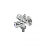 Robinet coltar mixt Tiemme, filet interior-exterior, alama,crom, 1/2 x 3/4 x 3/8