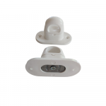 Set Bride PVC alb, cu capse ovale, 70 x 34 x 43 mm