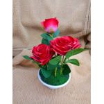 Aranjament floral ghiveci decorativ engros 25cm