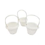 Cosulet mic aranjamente floarale cu tortita ,set 100 buc
