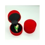 Cutie de catifea engros pentru brose ovala 5X6.5X3.5 cm set 12/buc