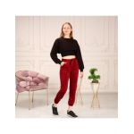 Pantaloni catiea groasa cu cordon in talie, en-gross