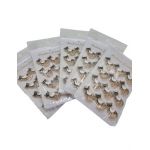 Set brose engros martisor pisicuta alb cu negru set brose 12/buc