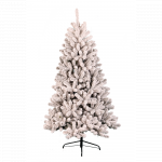 Brad artificial nordic cu zapada, PVC, cu suport de fier, 180 cm