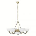 Lustra Bosco 79761, halogen, sticla, 5 x E27, 60 W, bronz, 76 cm