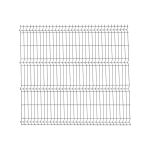 Panou gard bordurat zincat, plastifiat, gri antracit, RAL 7016, 1200 x 2000 mm
