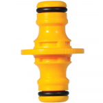 Racord dublu Hozelock, tip Tata, plastic, 12.5 x 19 mm