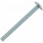 Surub cap bombat combinat, otel zincat, 4 mm diametru, 44 mm lungime