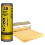 Vata minerala de sticla Isover Rio Plus caserata, 50 x 1200 x 12000 mm, 14.4 m2 / rola