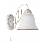 Aplica Klausen Kelly 1, metal, 1 X E27, 40 W, alb, 23 cm