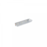 Clips pentru polita din sticla, LED, aluminiu/argintiu