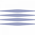 Faianta baie / bucatarie rectificata Cielo Stripes, alb-mov, lucios, model, 60 x 30 cm