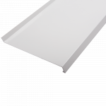 Glaf din aluminiu ECO, RAL 9016, alb, 3000 x 200 mm