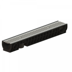 Rigola cu gratar Standart Park, clasa A15, polipropilena, 100 x 16 x 12 cm