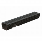 Rigola cu gratar Standart Park, clasa C250, polipropilena, 100 x 16 x 12 cm