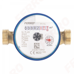 Contor apa rece Ferro SJ20AFPLUS, monojet, protectie magnetica, 3/4