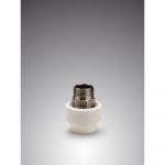 Mufa PPR 32 mm Vesbo, 1, filet exterior, alb